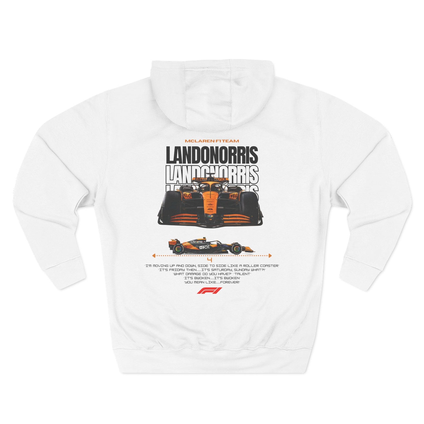 Lando Norris 1st Edition Oversize Hoodie