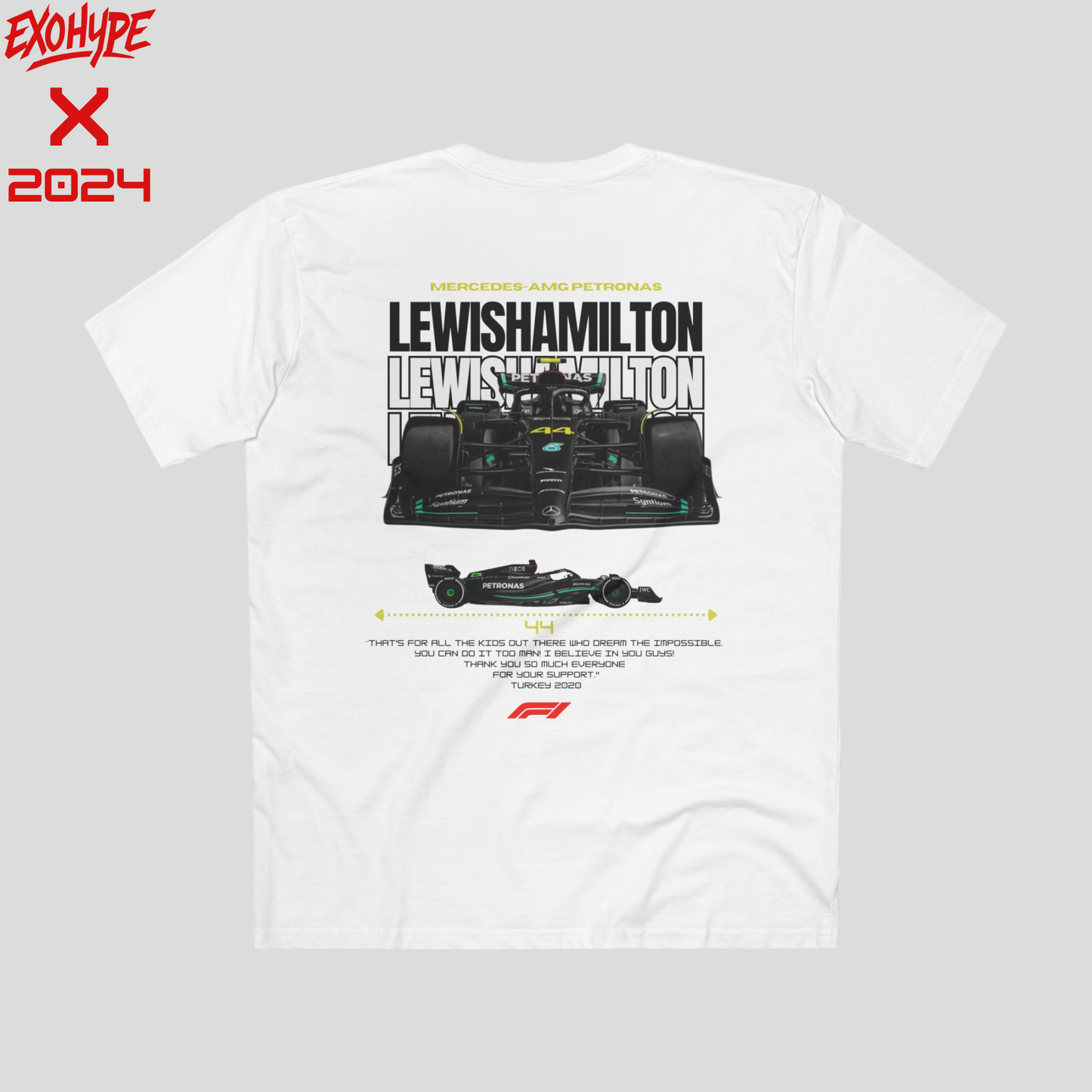 Sir Lewis Hamilton Mercedes 1st Edition T-shirt