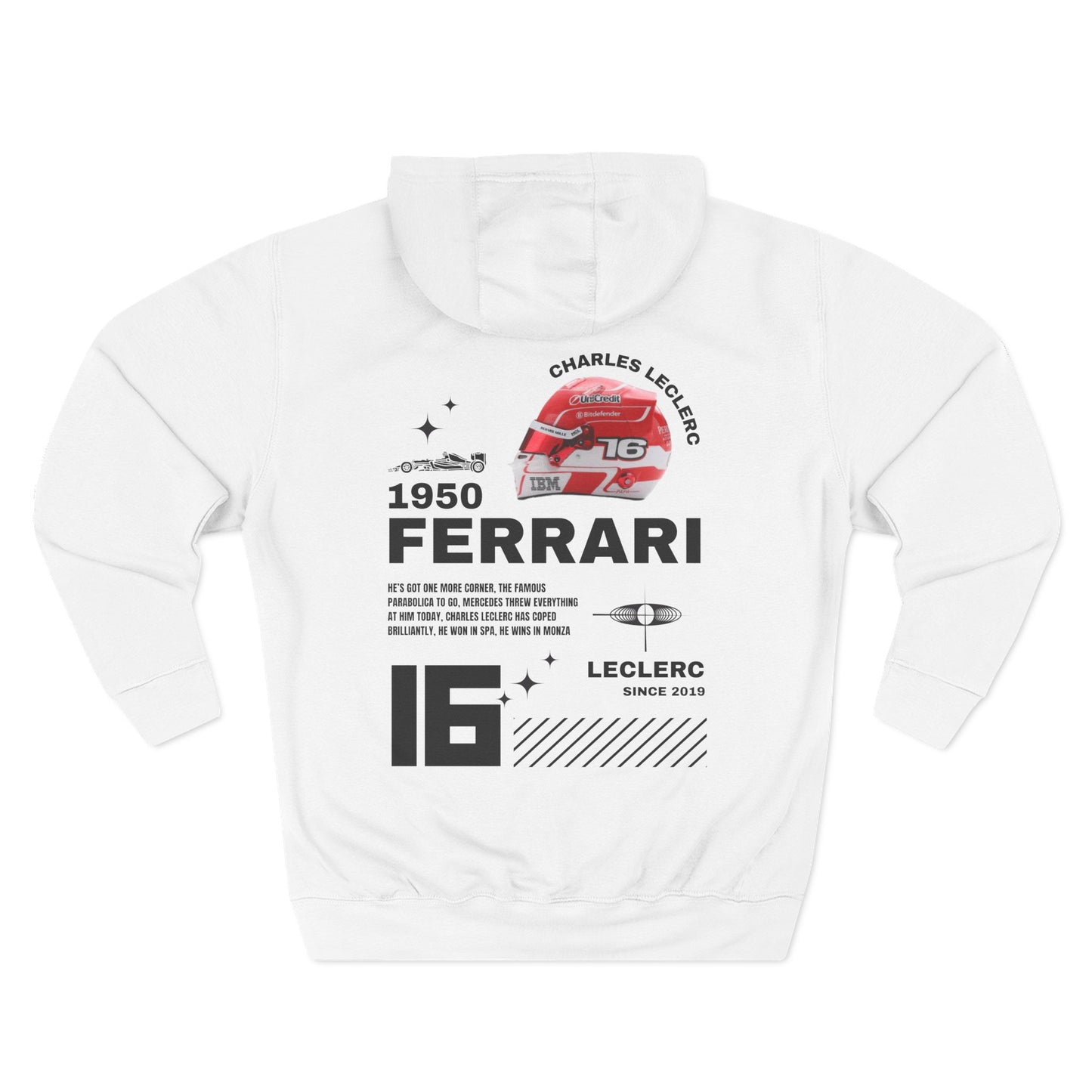 Charles Leclerc 4th Edition Oversize Hoodie
