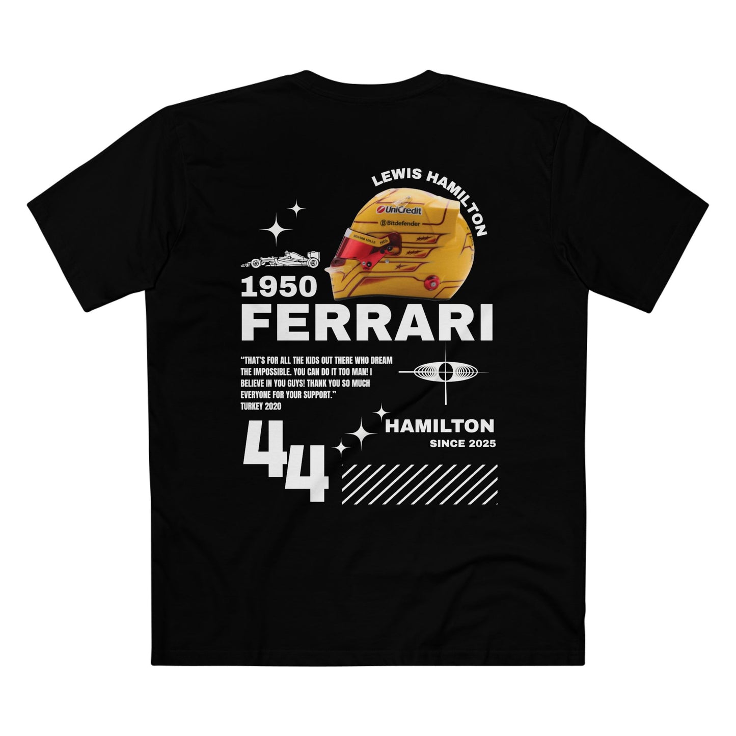 Sir Lewis Hamilton 4th Edition T-shirt
