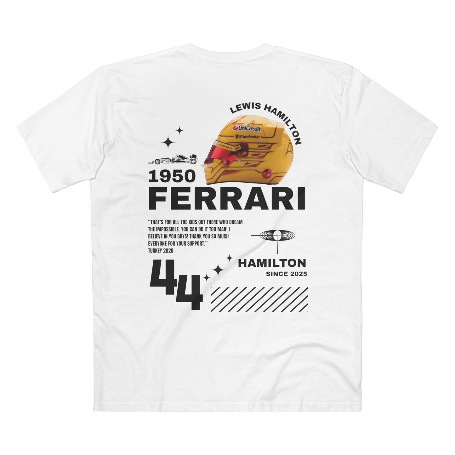 Sir Lewis Hamilton 4th Edition T-shirt