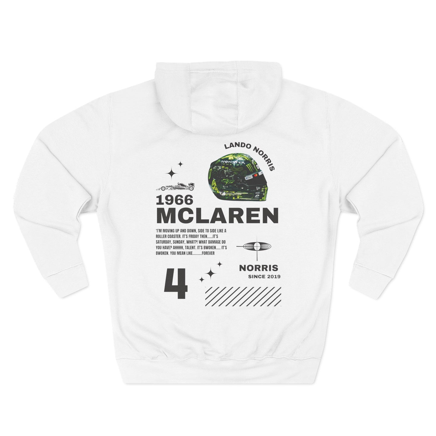Lando Norris 4th Edition Oversize Hoodie