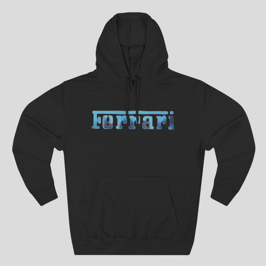 Carlos Sainz Blue Ferrari special Oversize Hoodie