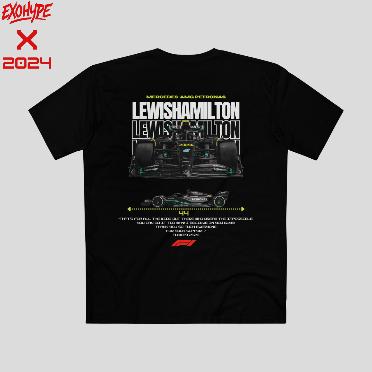 Sir Lewis Hamilton Mercedes 1st Edition T-shirt