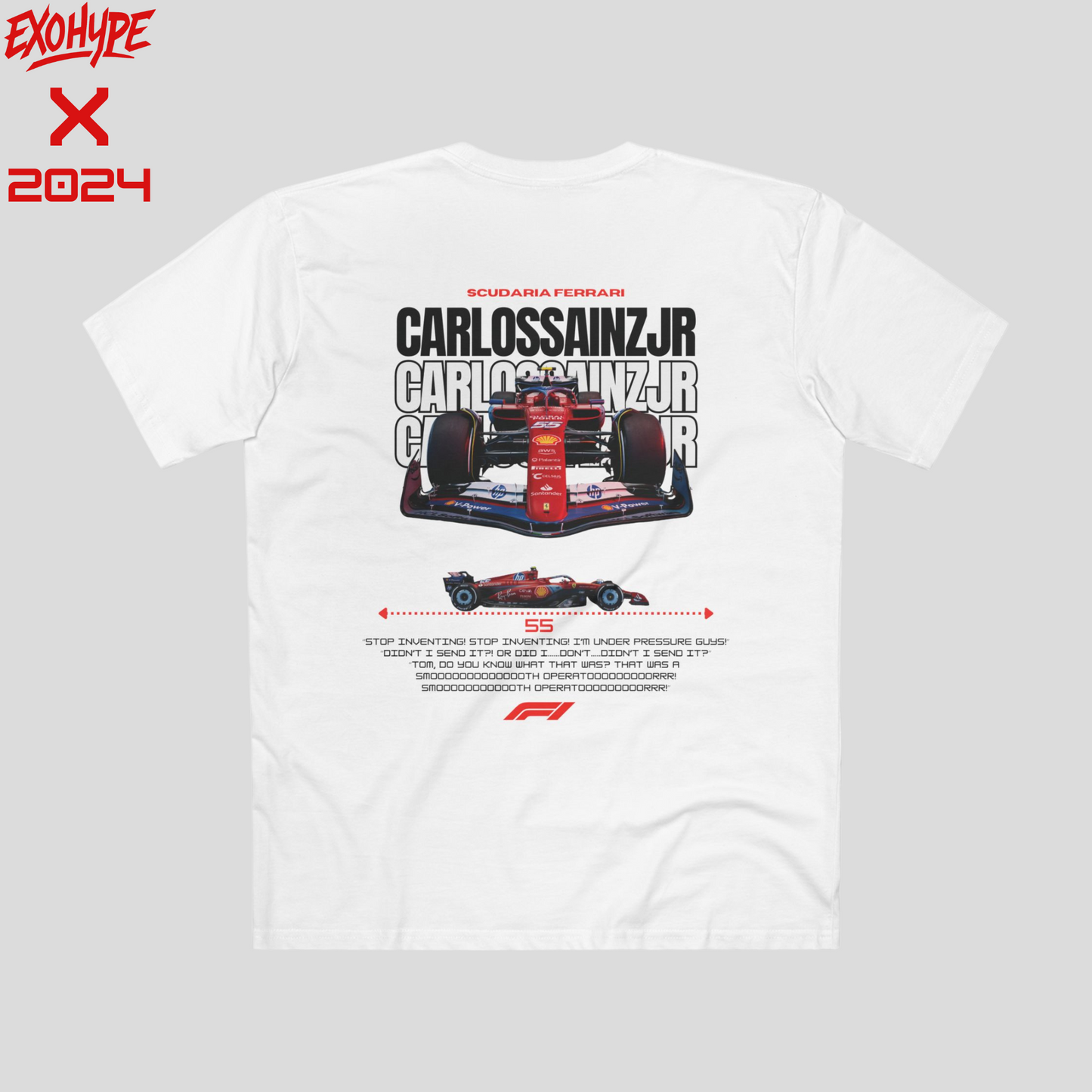 Carlos Sainz Ferrari 1st Edition T-shirt
