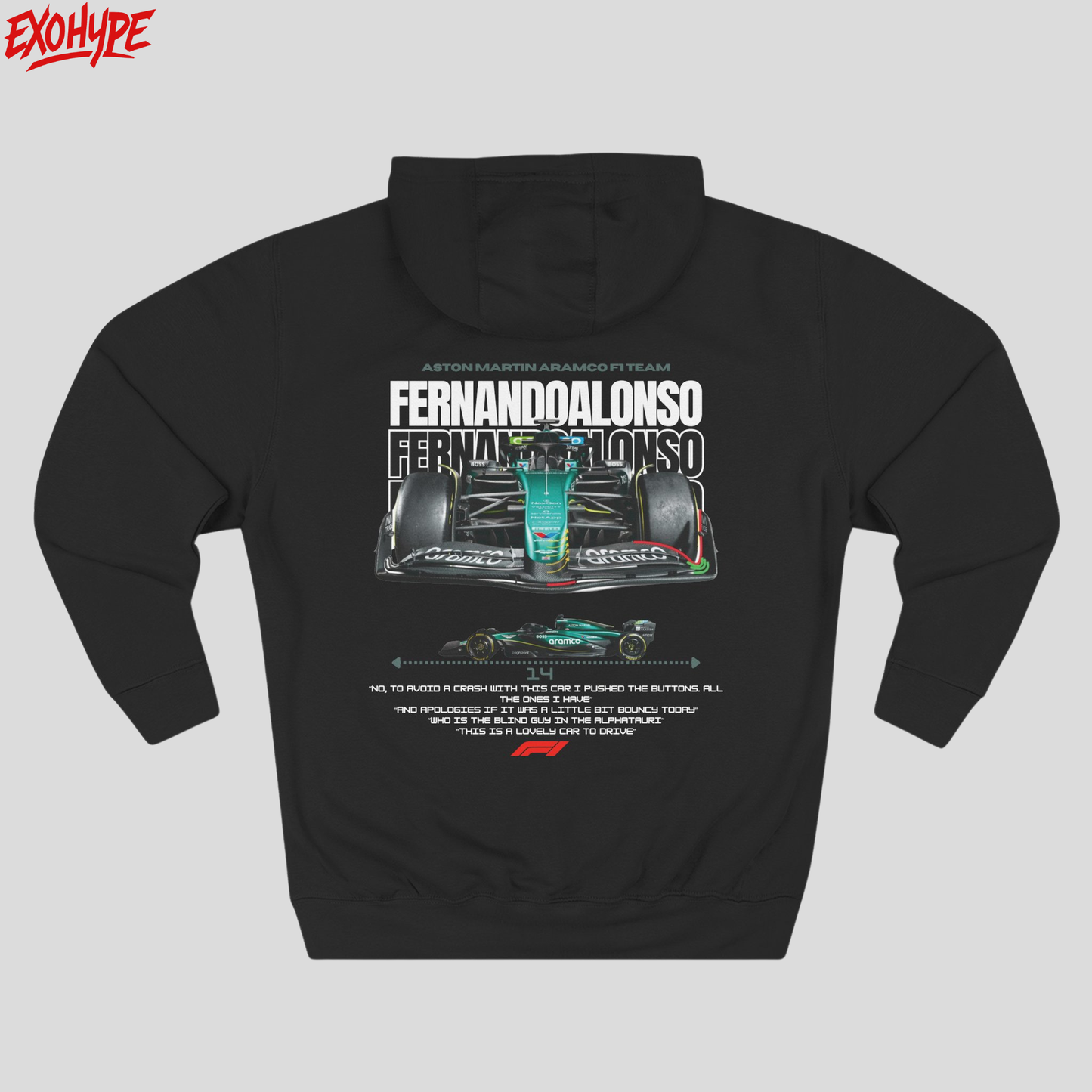 Fernando Alonso 1st Edition Oversize Hoodie