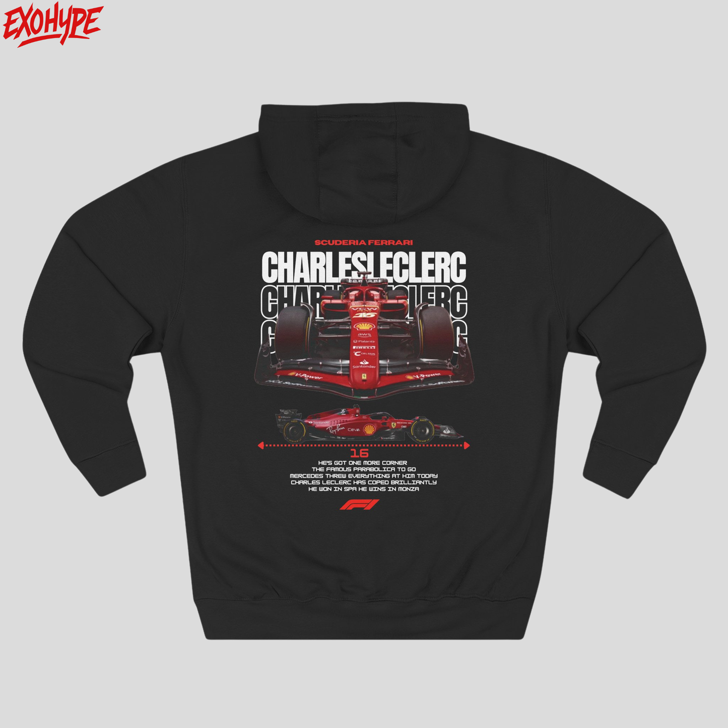 Charles Leclerc 1st Edition Oversize Hoodie