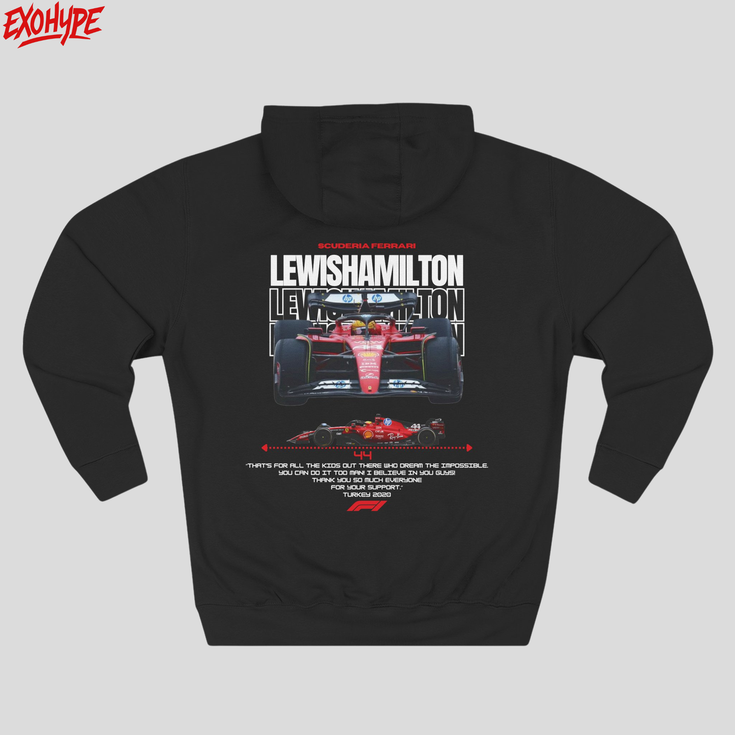 Sir Lewis Hamilton 1st Edition Oversize Hoodie